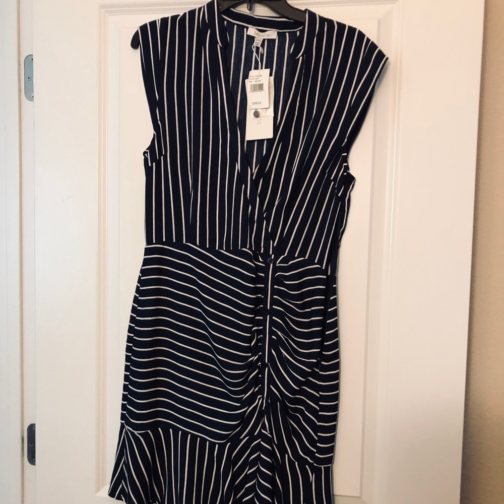 Brand new Lucy Paris striped ruffle dress